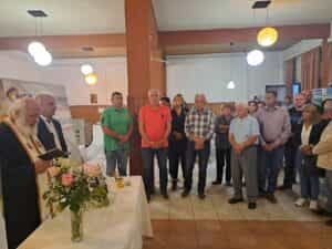 Aγιασμός του εκλογικού κέντρου του Συνδυασμού ΝΕΑ ΔΥΝΑΜΗ του Δημάρχου Τεμπών κ. Γιώργου Μανώλη