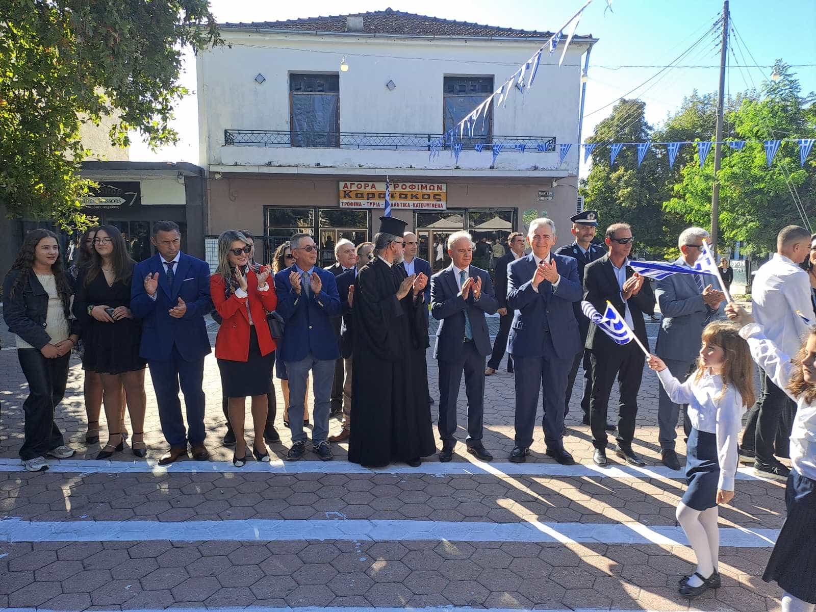 Στους Γόννους ο Δήμαρχος Τεμπών Γεώργιος Μανώλης για την Εθνική Επέτειο της 28ης Οκτωβρίου 1940
