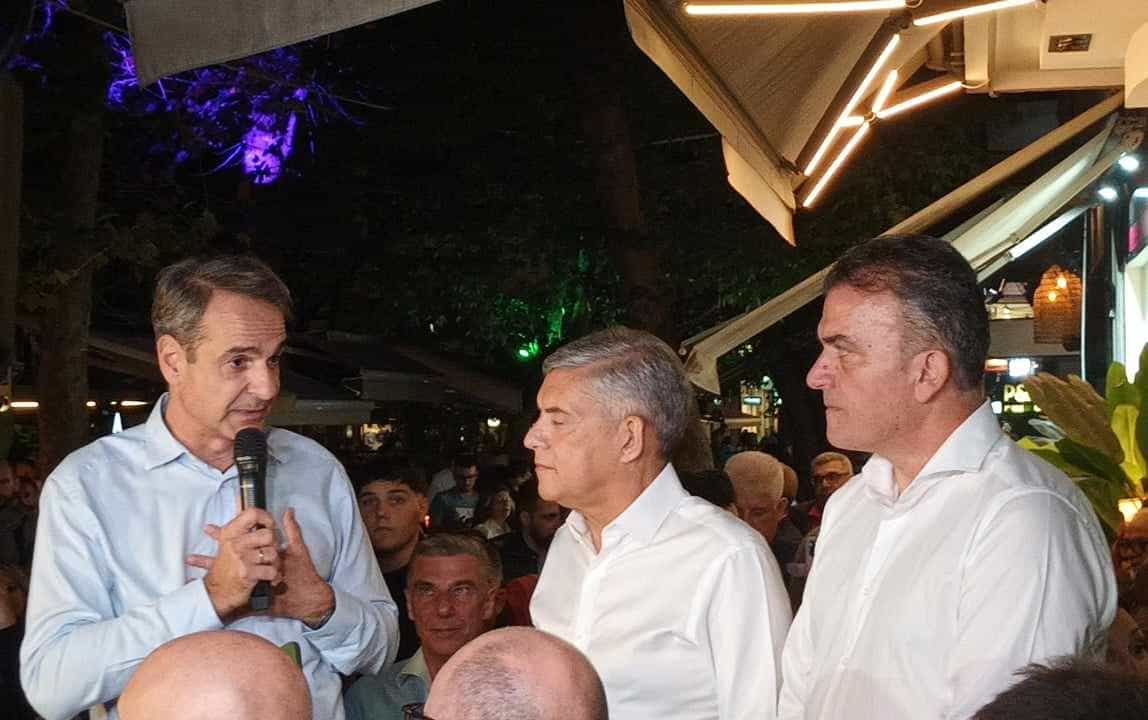 Μητσοτάκης από Λάρισα: Στηρίζω χωρίς κανέναν αστερίσκο την υποψηφιότητα του Κώστα Αγοραστού