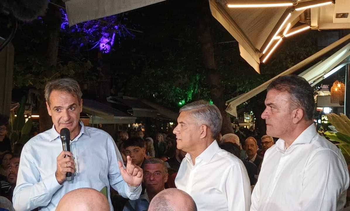 Μητσοτάκης από Λάρισα: Στηρίζω χωρίς κανέναν αστερίσκο την υποψηφιότητα του Κώστα Αγοραστού