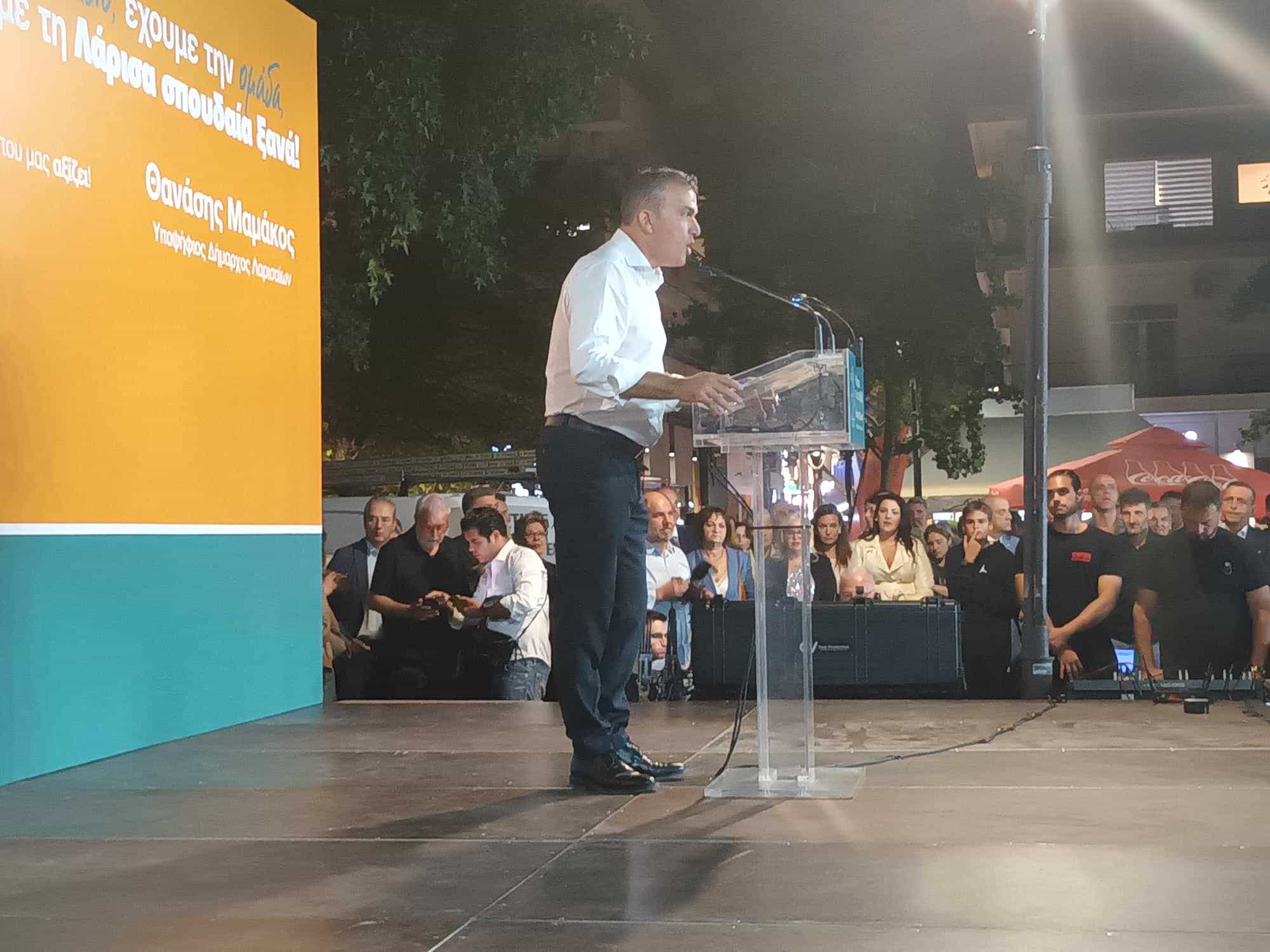 Θανάσης Μαμάκος: Μεγάλη συσπείρωση πολιτών στην κεντρική ομιλία του λίγα 24ωρα πριν το άνοιγμα της κάλπης