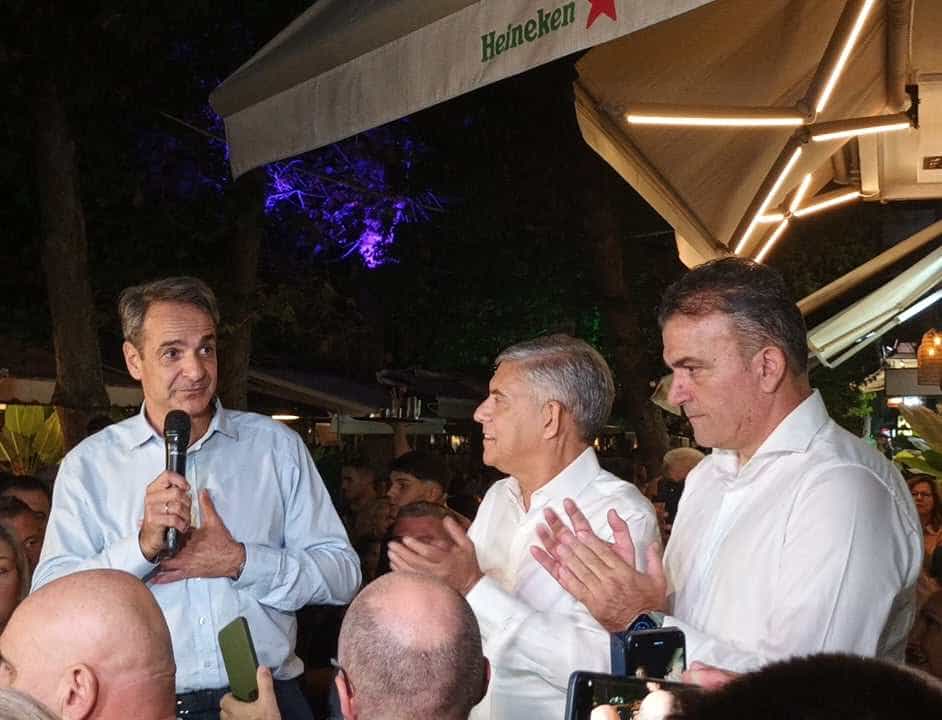 Μητσοτάκης από Λάρισα: Στηρίζω χωρίς κανέναν αστερίσκο την υποψηφιότητα του Κώστα Αγοραστού