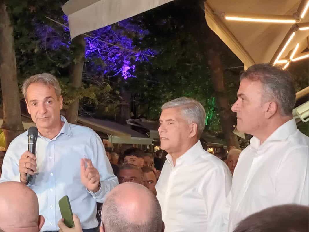 Μητσοτάκης από Λάρισα: Στηρίζω χωρίς κανέναν αστερίσκο την υποψηφιότητα του Κώστα Αγοραστού