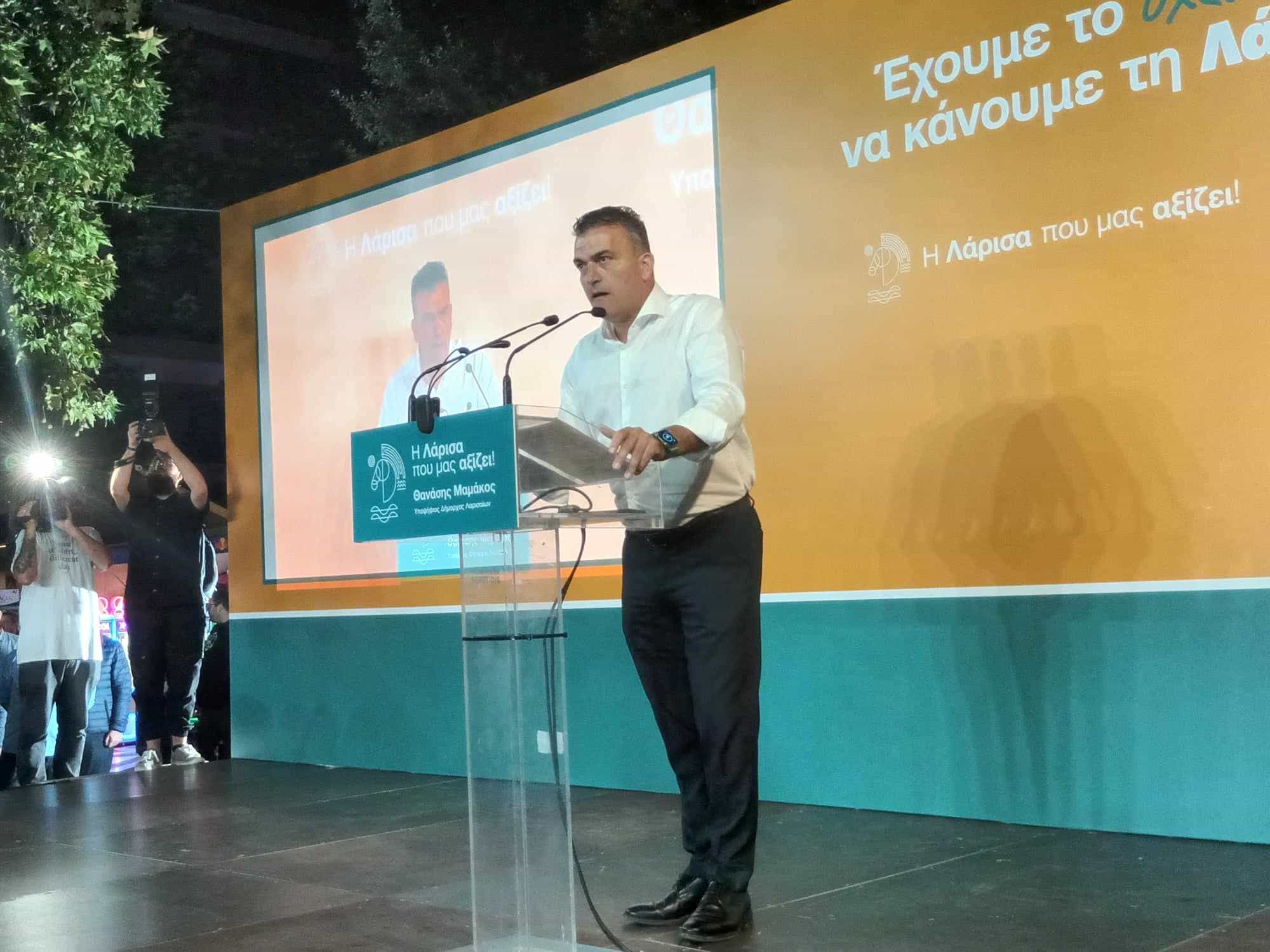 Θανάσης Μαμάκος: Μεγάλη συσπείρωση πολιτών στην κεντρική ομιλία του λίγα 24ωρα πριν το άνοιγμα της κάλπης