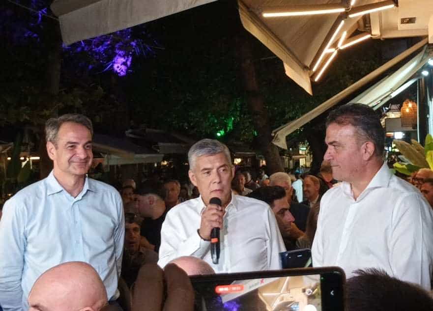 Μητσοτάκης από Λάρισα: Στηρίζω χωρίς κανέναν αστερίσκο την υποψηφιότητα του Κώστα Αγοραστού