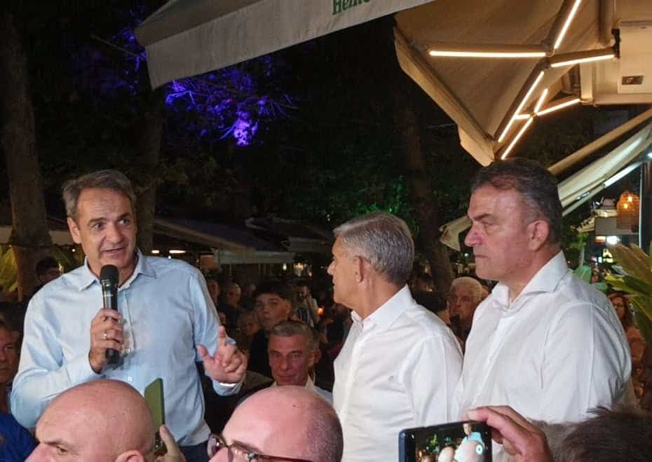 Μητσοτάκης από Λάρισα: Στηρίζω χωρίς κανέναν αστερίσκο την υποψηφιότητα του Κώστα Αγοραστού