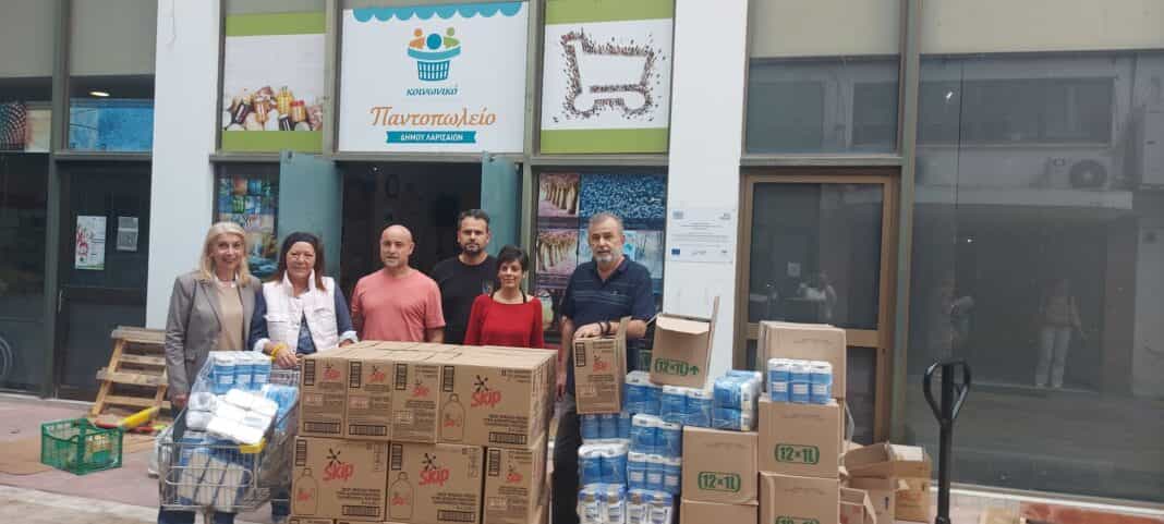 Σημαντική ποσότητα ειδών πρώτης ανάγκης προσέφερε η Ελληνική Εταιρεία Ακτινοθεραπευτικής Ογκολογίας