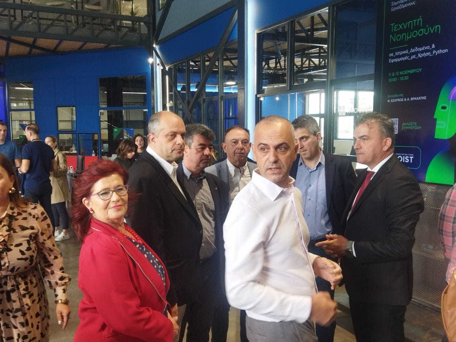 Χρήστος Καπετάνος από τα εγκαίνια στο πάρκο καινοτιμίας JOIST στη Λάρισα: «Η τεχνητή νοημοσύνη κατακτά ολοένα και πιο σημαντικό ρόλο στη σύγχρονη εποχή».