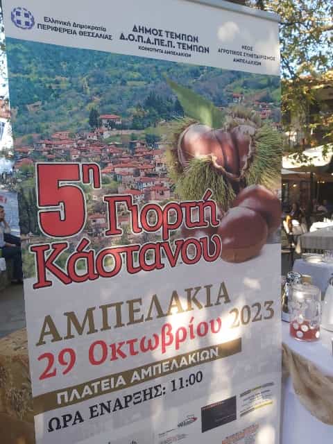 5Η ΓΙΟΡΤΗ ΚΑΣΤΑΝΟΥ - ΑΜΠΕΛΑΚΙΑ