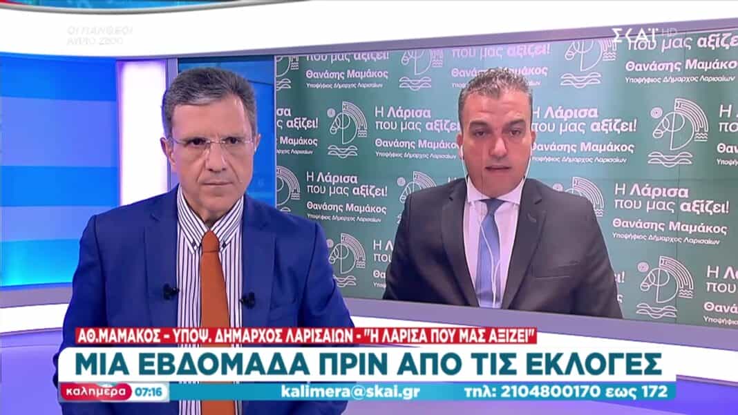 Mamakos-SKAI-Aytias (2) Στον ΣΚΑΙ και τον Γιώργο Αυτιά ο Θανάσης Μαμάκος