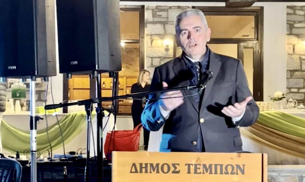 ΜΑΧΙΜΟΣ Μ. Χαρακόπουλος σε δήμαρχο Τεμπών για 17η Γιορτή Ακτινίδιου