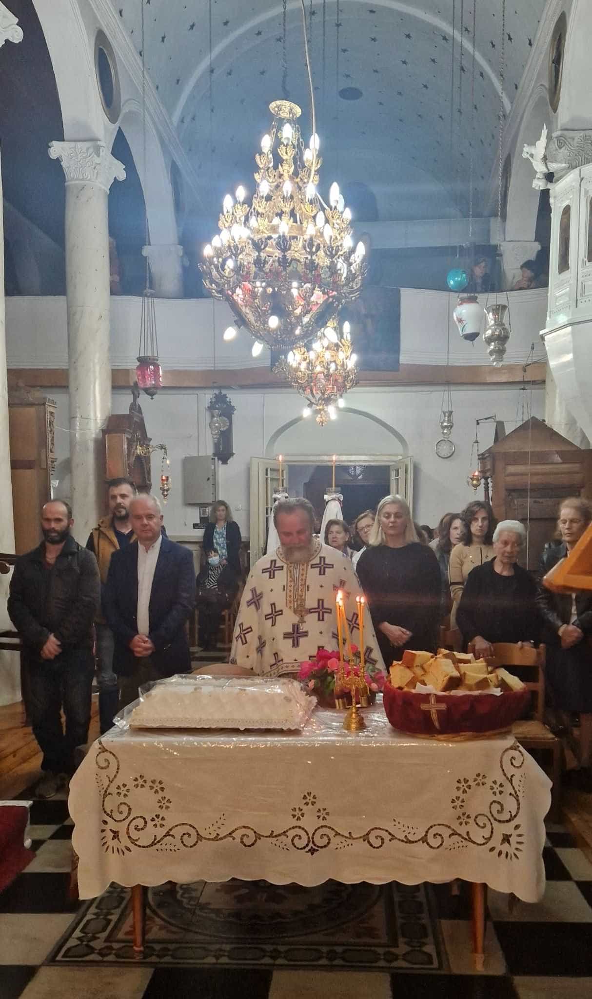 Πανηγυρικός Εσπερινός στον Ιερό Ναό Αγίου Γεωργίου Αμπελακίων