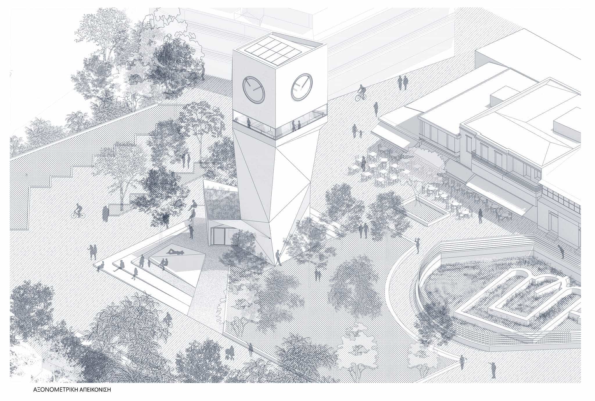 Σημαντική διάκριση Λαρισαϊκού Αρχιτεκτονικού Γραφείου σε Πανελλήνιο Αρχιτεκτονικό Διαγωνισμό για το Νέο Ρολόι της Λάρισας