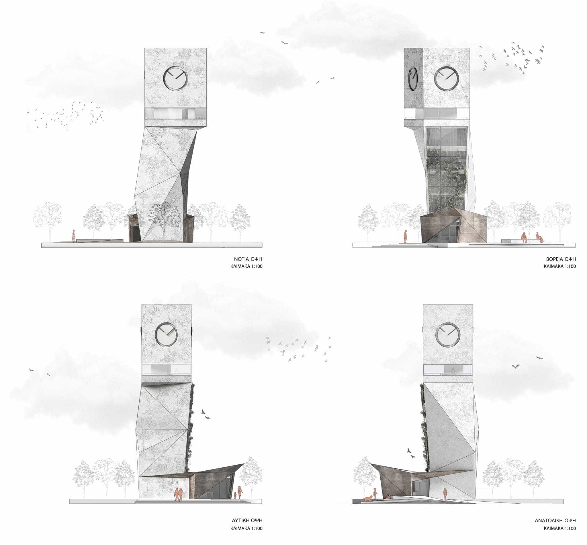 Σημαντική διάκριση Λαρισαϊκού Αρχιτεκτονικού Γραφείου σε Πανελλήνιο Αρχιτεκτονικό Διαγωνισμό για το Νέο Ρολόι της Λάρισας