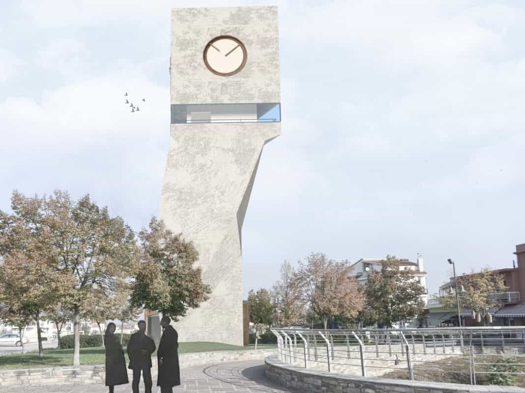 neo roloi larisas Σημαντική διάκριση Λαρισαϊκού Αρχιτεκτονικού Γραφείου σε Πανελλήνιο Αρχιτεκτονικό Διαγωνισμό για το Νέο Ρολόι της Λάρισας