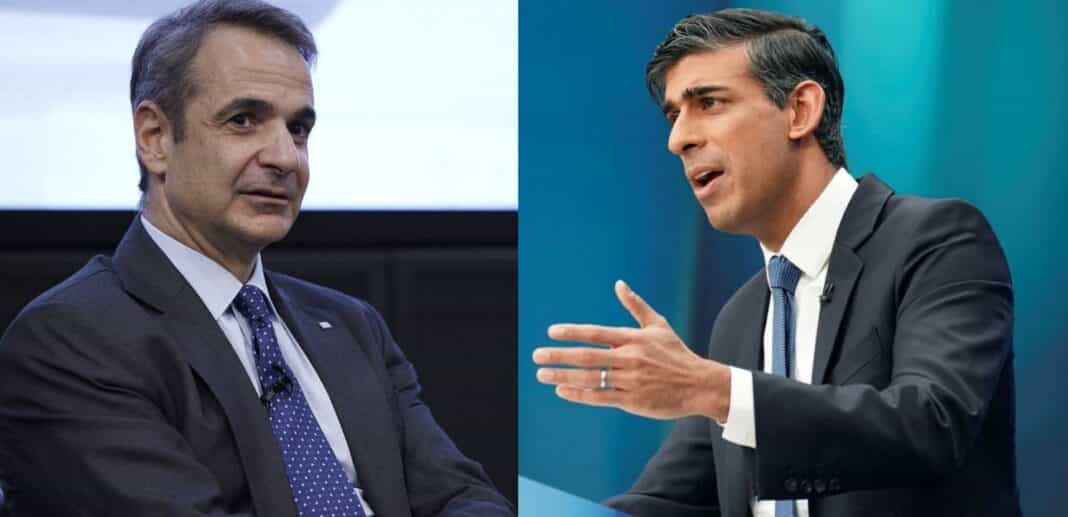 «Κόκκινο» από τον πρωθυπουργό της Βρετανίας Ρ.Σουνάκ στον Κ.Μητσοτάκη