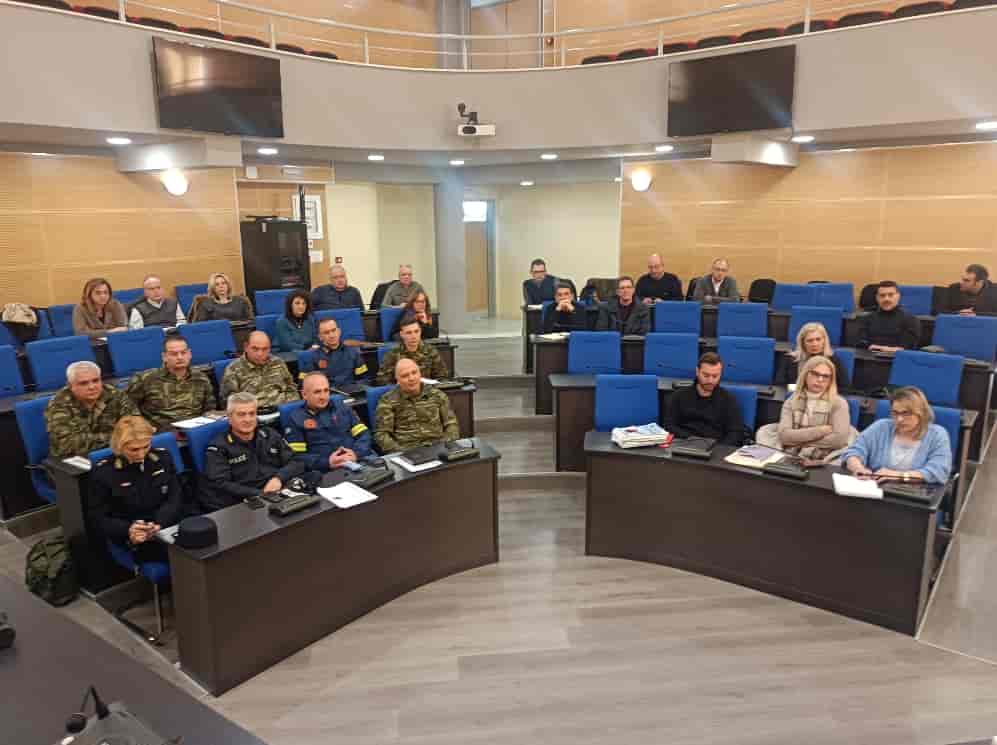 Συνεδρίασε σήμερα το Περιφερειακό Συντονιστικό Όργανο Πολιτικής Προστασίας της Περιφέρειας ενόψει του κύματος κακοκαιρίας