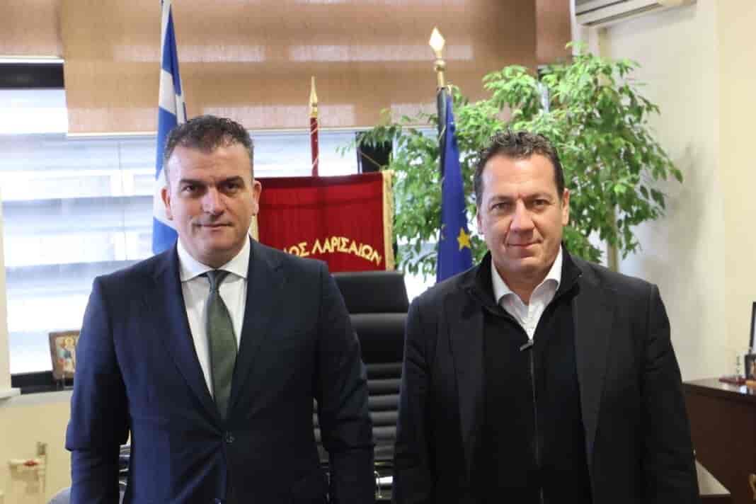 Επίσκεψη Γενικού Γραμματέα Υποδοχής Αιτούντων Άσυλο, κ.Δημητρίου Ιατρίδη στον Δήμαρχο Λαρισαίων, κ.Θανάση Μαμάκο