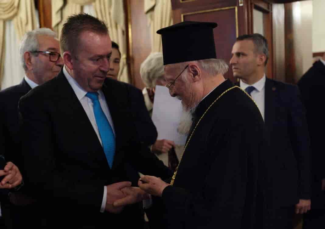 Με τον Οικουμενικό Πατριάρχη ο Κοκκαλης