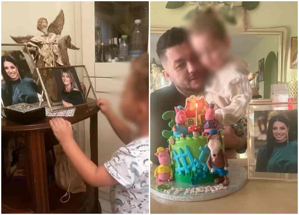 FotoJet-10 Τέμπη: Συγκινεί σύζυγος θύματος στα γενέθλια του γιου τους