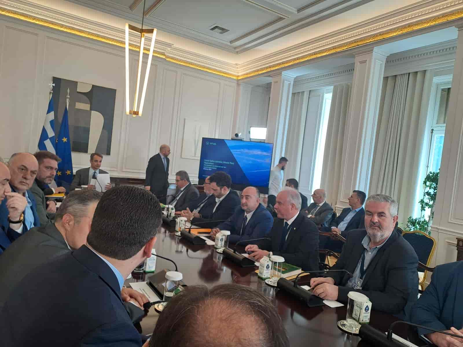Στο Μέγαρο Μαξίμου ο Δήμαρχος Τεμπών Γιώργος Μανώλης