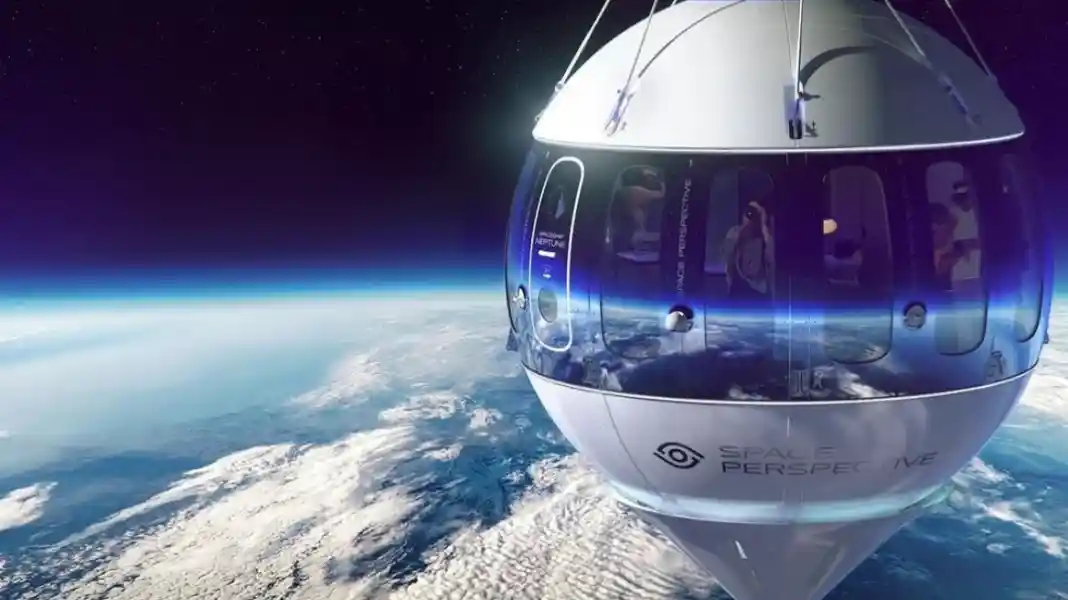 diastima ballon γεύμα στην στρατόσφαιρα