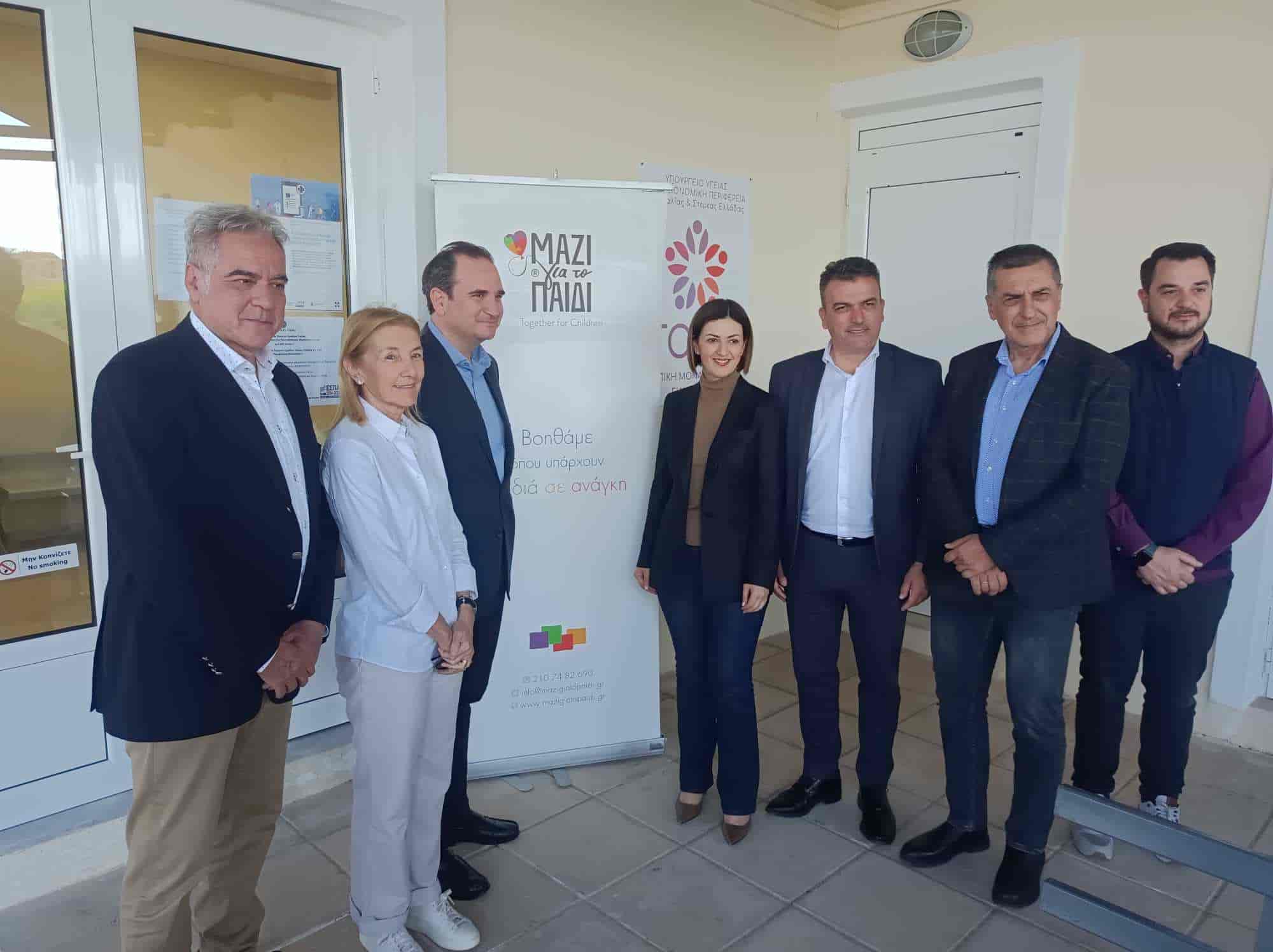 Στη διάρκεια των εγκαινίων της ανακαινισμένης ΤΟΜΥ ΓιάννουληςΜε την Αν. Υπουργό Υγείας Ειρ. Αγαπηδάκησυναντήθηκε ο Δ. Κουρετάς