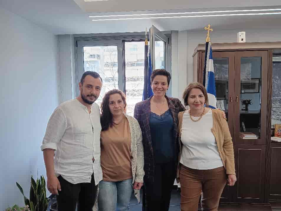 Συνάντηση της Νέας Αριστεράς Λάρισας με την Αντιπεριφερειάρχη ΠΕ Λάρισας Μ. Γαλλιού