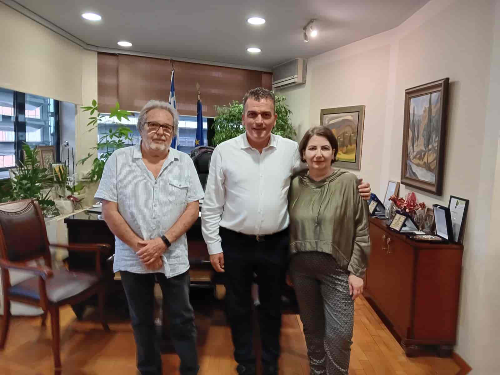 Συνάντηση της Νέας Αριστεράς Λάρισας με το Δήμαρχο Λαρισαίων κ. Αθ. Μαμάκο