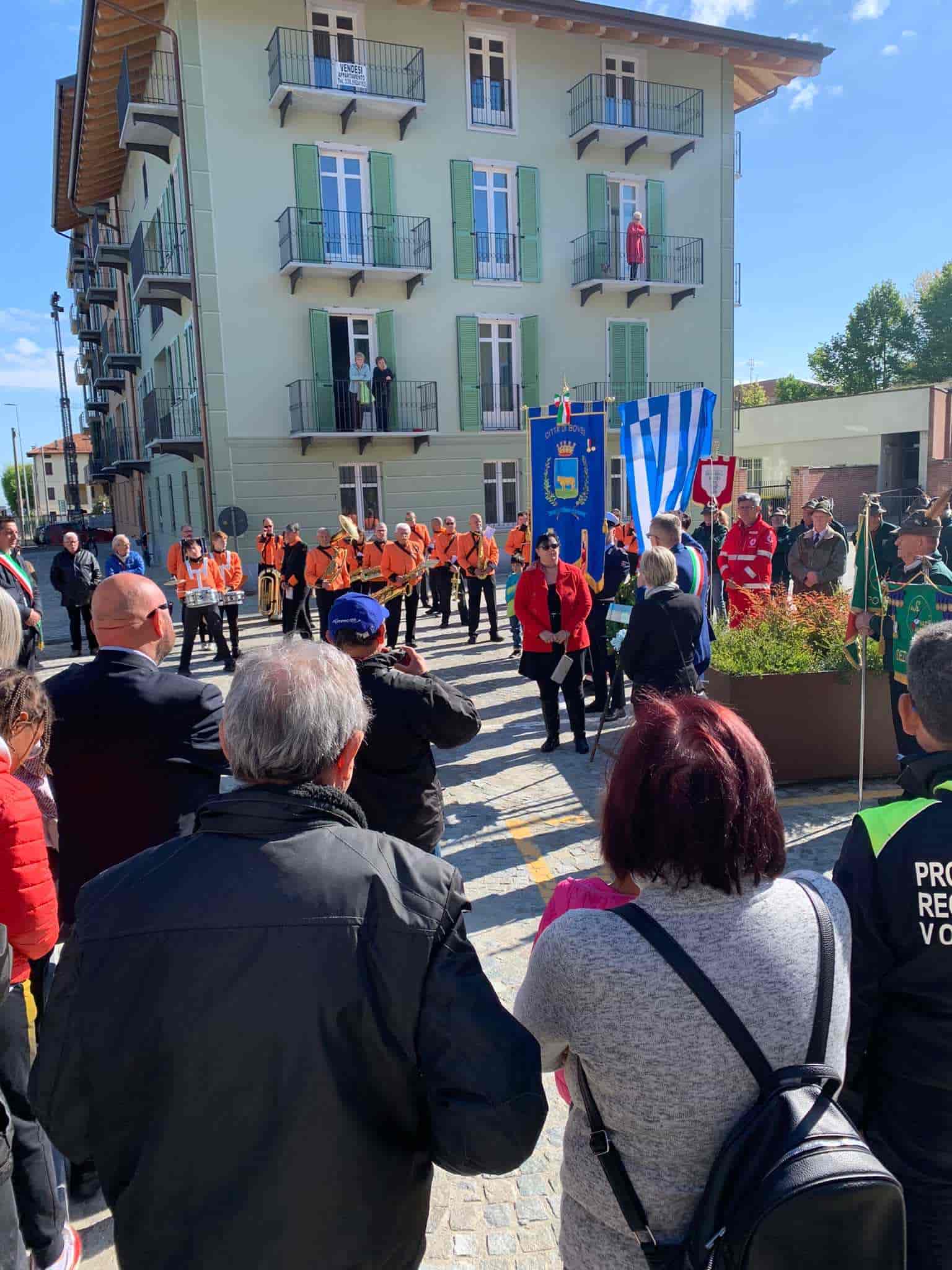 Το όνομα του μαρτυρικού Δομενίκου δόθηκε σε πλατεία του Δήμου Μπόβες στην Βόρεια Ιταλία