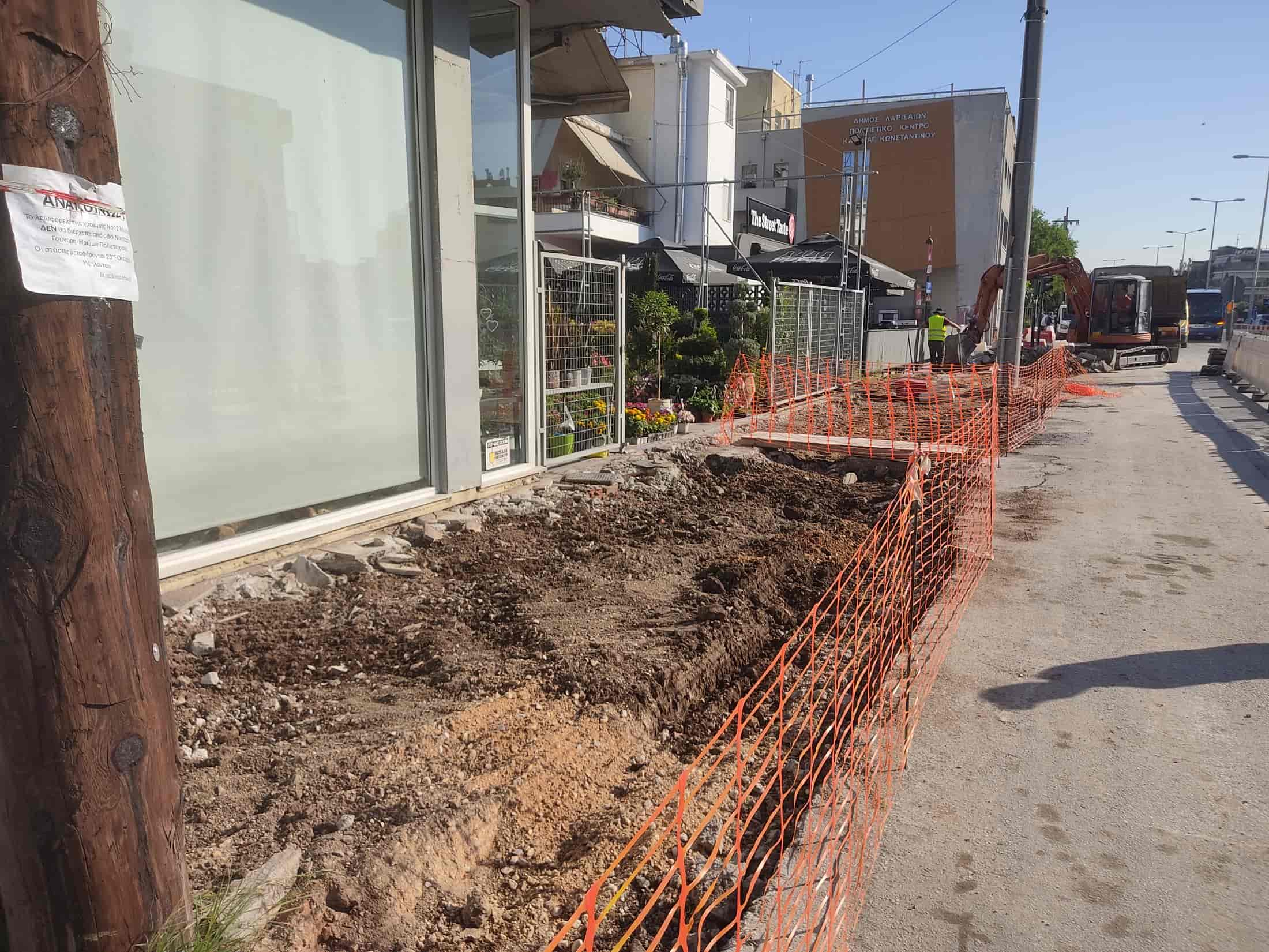 οι εργασίες ασφαλτόστρωσης και διαγράμμισης σε Βόλου και Ηρ.Πολυτεχνείου