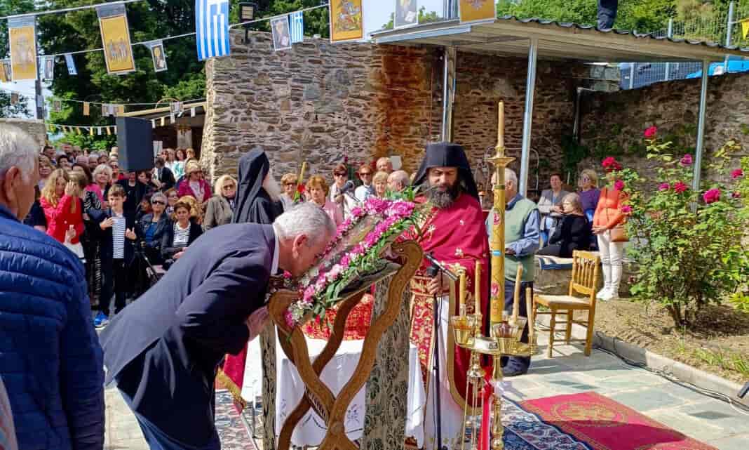 MAX 2 Μ. Χαρακόπουλος στη Ι. Μονή Αγίου Ιωάννη Θεολόγου Βελίκας: Τα μοναστήρια μας χώροι αναστοχασμού και γαλήνης