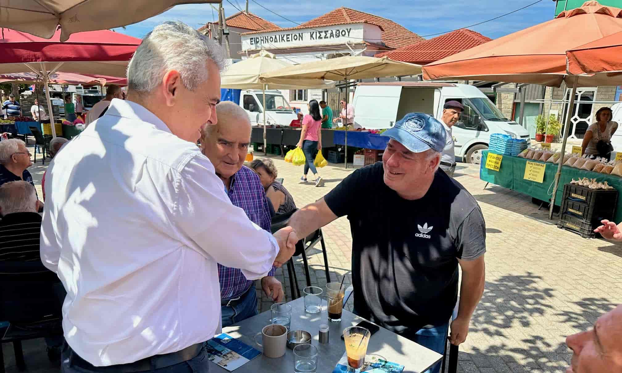 Μ. Χαρακόπουλος από Συκούριο: Το μήνυμα της κάλπης να μην επιδέχεται παρερμηνείες- σταθερά με Μητσοτάκη