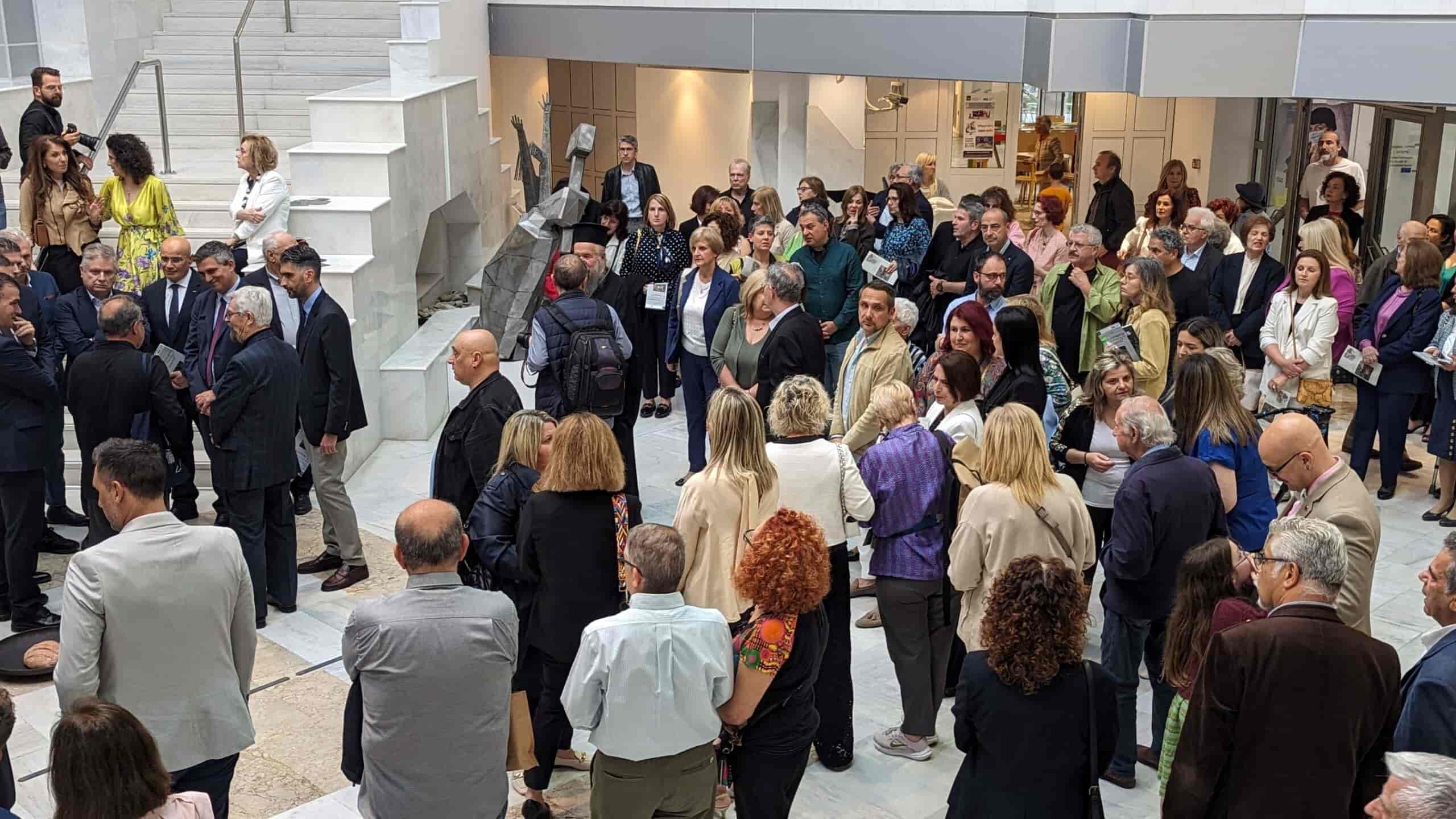 Λαμπρή τελετή εγκαινίων της έκθεσης «Το άγνωστο Αριστούργημα; Η Δωρεά» στη Δημοτική Πινακοθήκη Λάρισας - Μουσείο Γ.Ι.Κατσίγρα