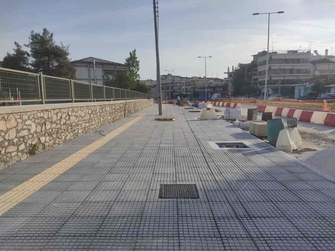 εργασιες σε τμήμα της οδού Ηρ.Πολυτεχνείου