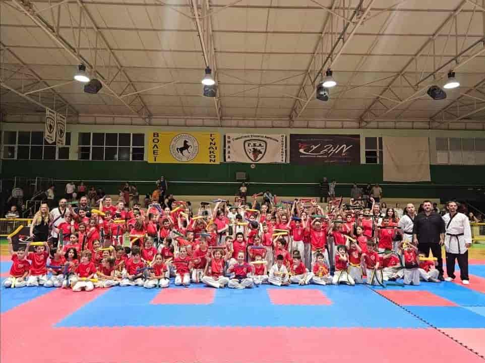 Με επίδειξη των τμημάτων Ταεκβοντό και Ρυθμικής Γυμναστικής, ολοκληρώθηκε η χρονιά για τη σχολή 