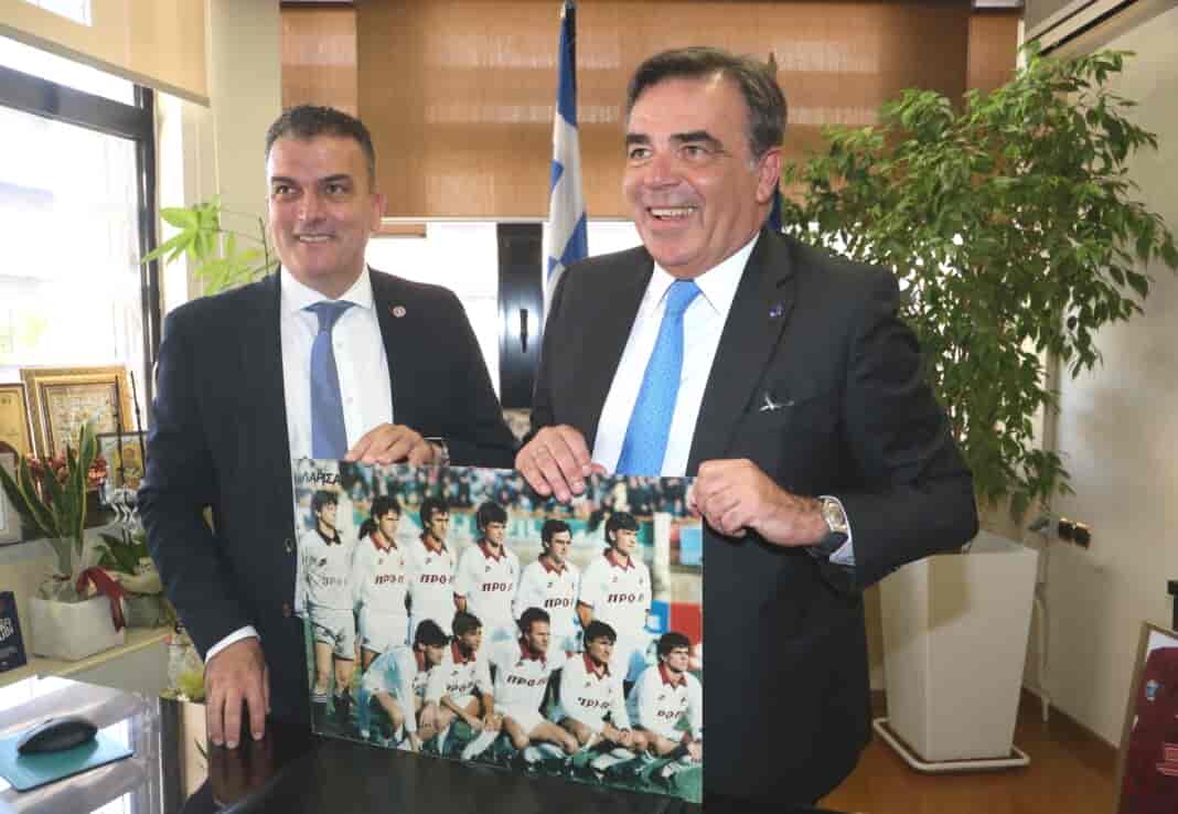 Συνάντηση Δημάρχου Λαρισαίων, κ.Θανάση Μαμάκου με τον Αντιπρόεδρο της ΕΕ, κ.Μαργαρίτη Σχοινά - Στο επίκεντρο της ευρωπαϊκής ατζέντας η Λάρισα