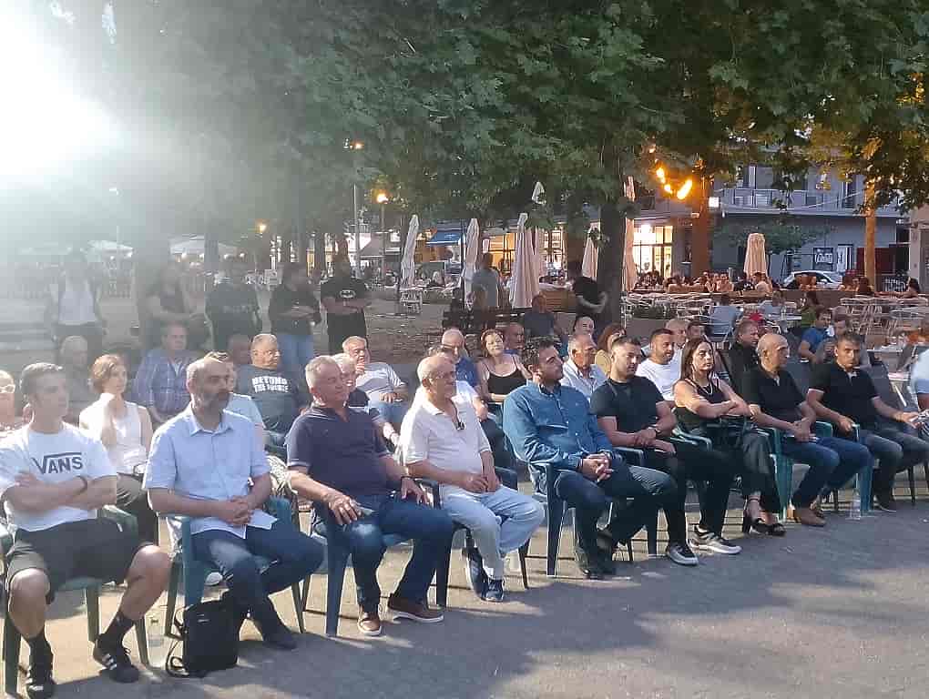 Βασίλης Μεταξάς βουλευτής του ΚΚΕ  σε συγκέντρωση του ΚΚΕ στον Αμπελώνα : Πάμε να ανεβάσουμε το ΚΚΕ ακόμα πιο ψηλά