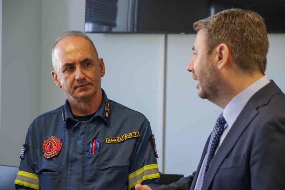 Συνάντηση του Περιφερειάρχη Θεσσαλίας Δημήτρη  Κουρέτα με τον Πρόεδρο του ΠΑΣΟΚ-ΚΙΝΑΛ  Νίκο Ανδρουλάκη