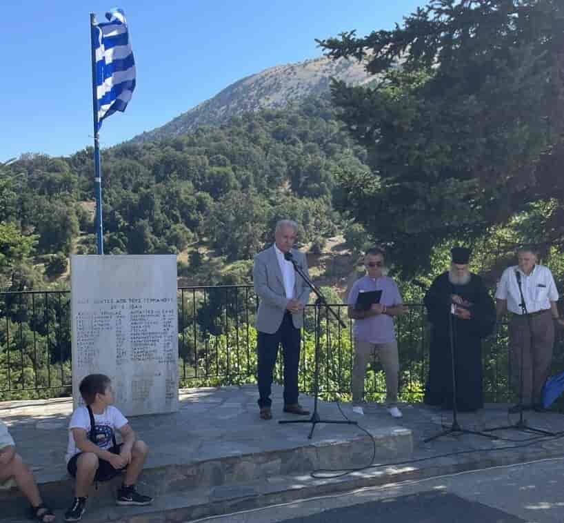 Μνημόσυνο για την ανάπαυση των ψυχών των πεσόντων Πατριωτών πραγματοποιήθηκε στην ορεινή Σπηλιά του Δήμου Τεμπών