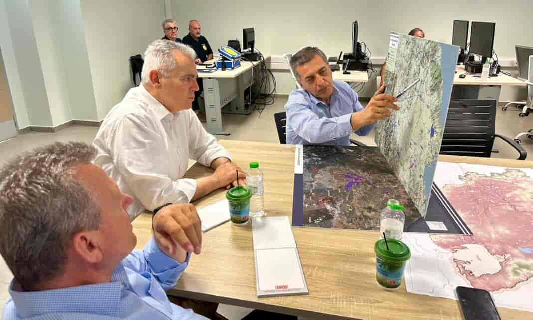 Μ. Χαρακόπουλος στο Κέντρο Επιχειρήσεων Πολιτικής Προστασίας Θεσσαλίας, Έμπρακτη αναβάθμιση της Πολιτικής Προστασίας στη Θεσσαλία.