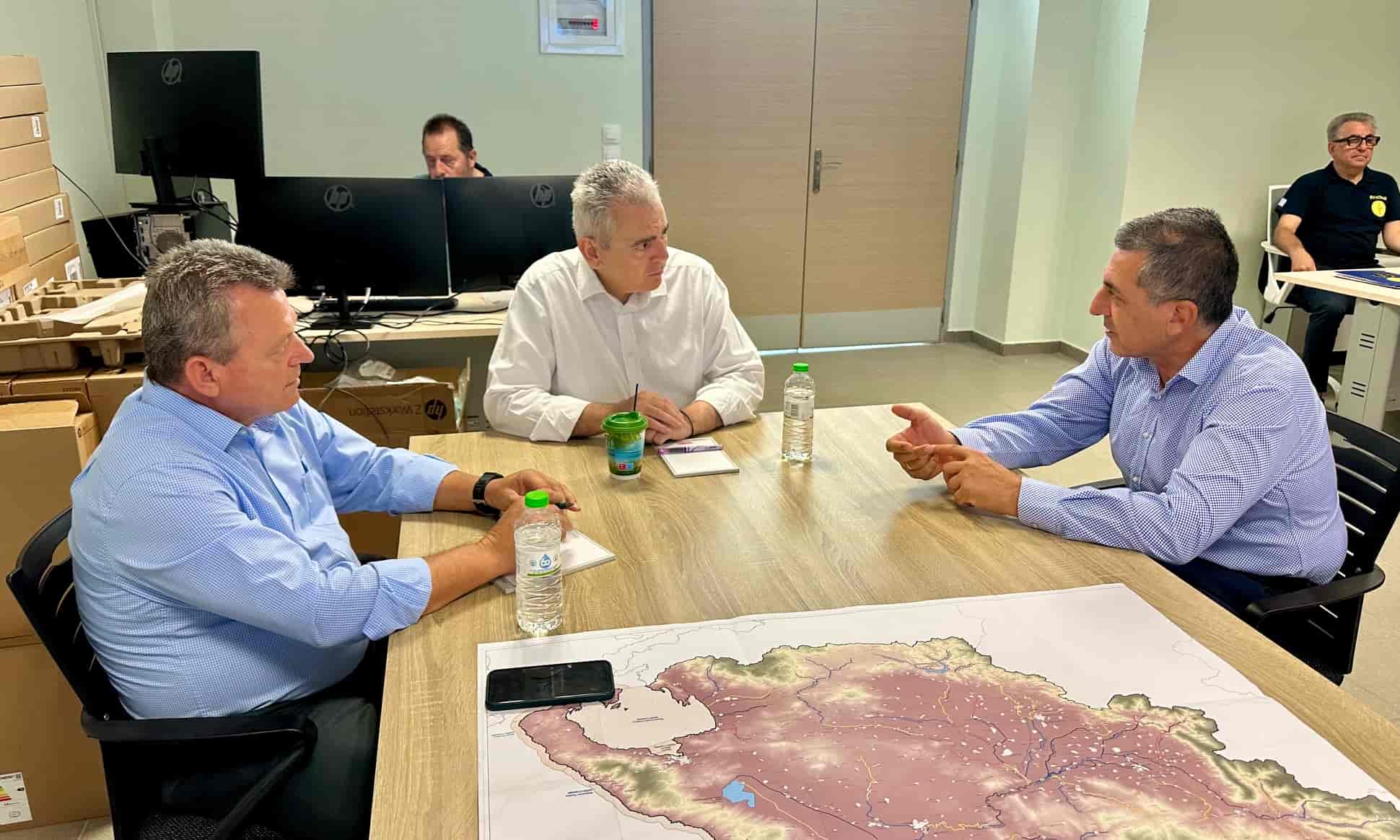 Μ. Χαρακόπουλος στο Κέντρο Επιχειρήσεων Πολιτικής Προστασίας Θεσσαλίας, Έμπρακτη αναβάθμιση της Πολιτικής Προστασίας στη Θεσσαλία.