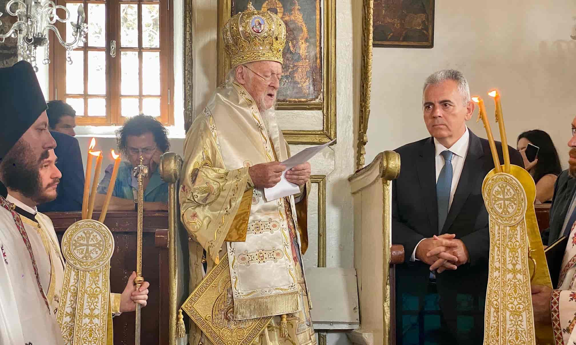  Μ. Χαρακόπουλος με Οικουμενικό Πατριάρχη στην Ίμβρο: Αχτίδα αναγέννησης στη ρωμαίικη Ίμβρο