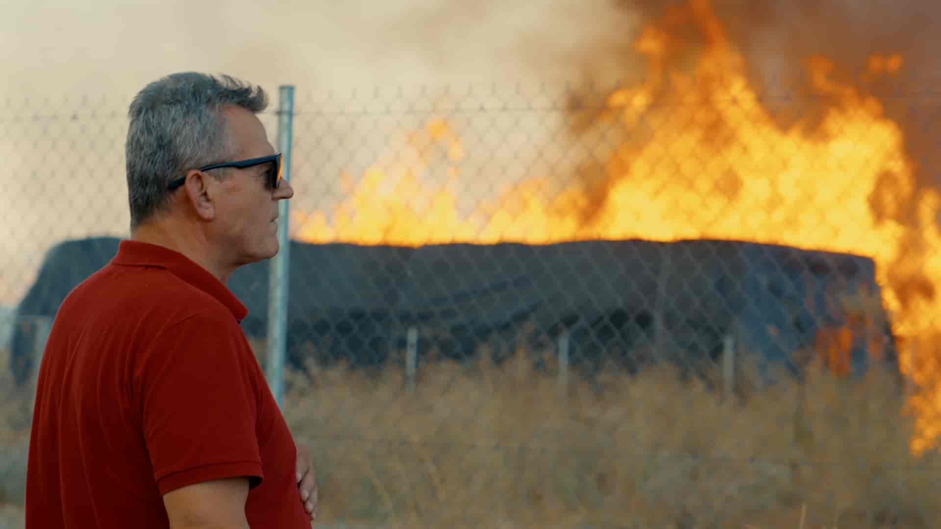 Στο μέτωπο της φωτιάς στο Ομορφοχώρι ο Δημήτρης Κουρέτας