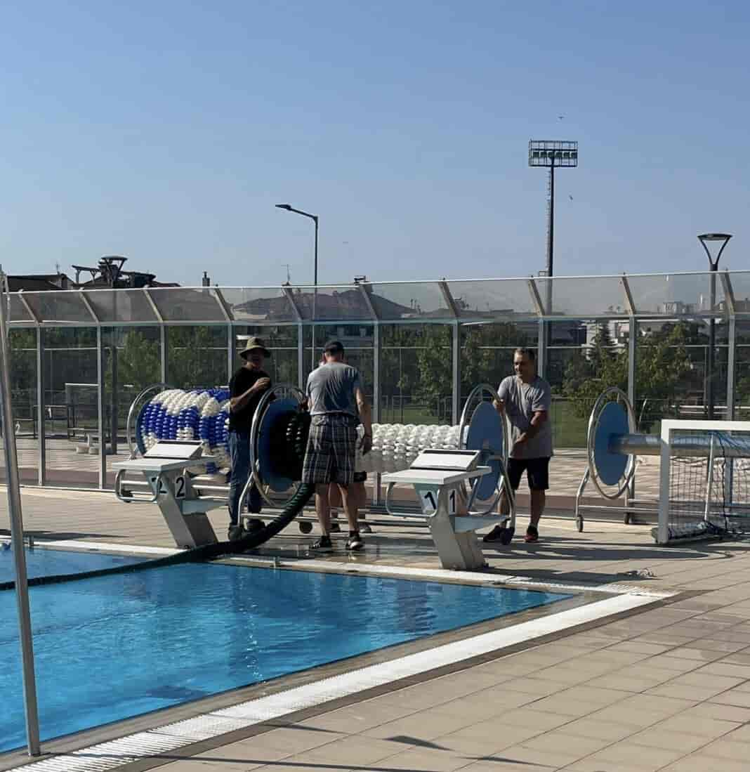 b Έναρξη εργασιών στο Κολυμβητήριο Νέας Πολιτείας