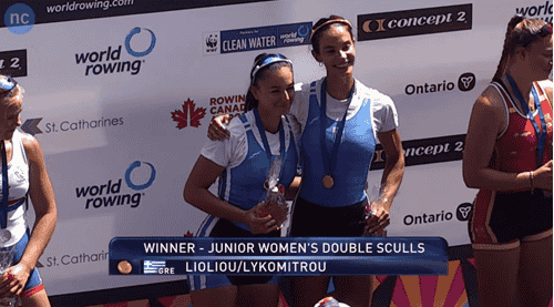 Χρυσό μετάλλιο στο Παγκόσμιο Κωπηλασίας K19 για την Βολιώτισσα Βάλια Λυκομήτρου