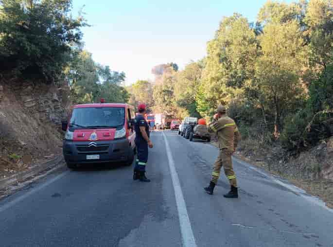 Φωτια στο Νοτιο Πήλιο