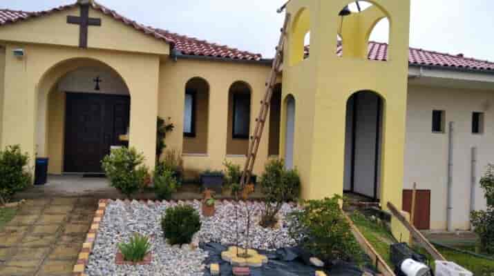 Ιερές Ακολουθίες στην υπό σύσταση Ιερά Μονή Αγίων Πάντων (πρ. Χαρίσειο Ίδρυμα) κατά το μήνα Αύγουστο