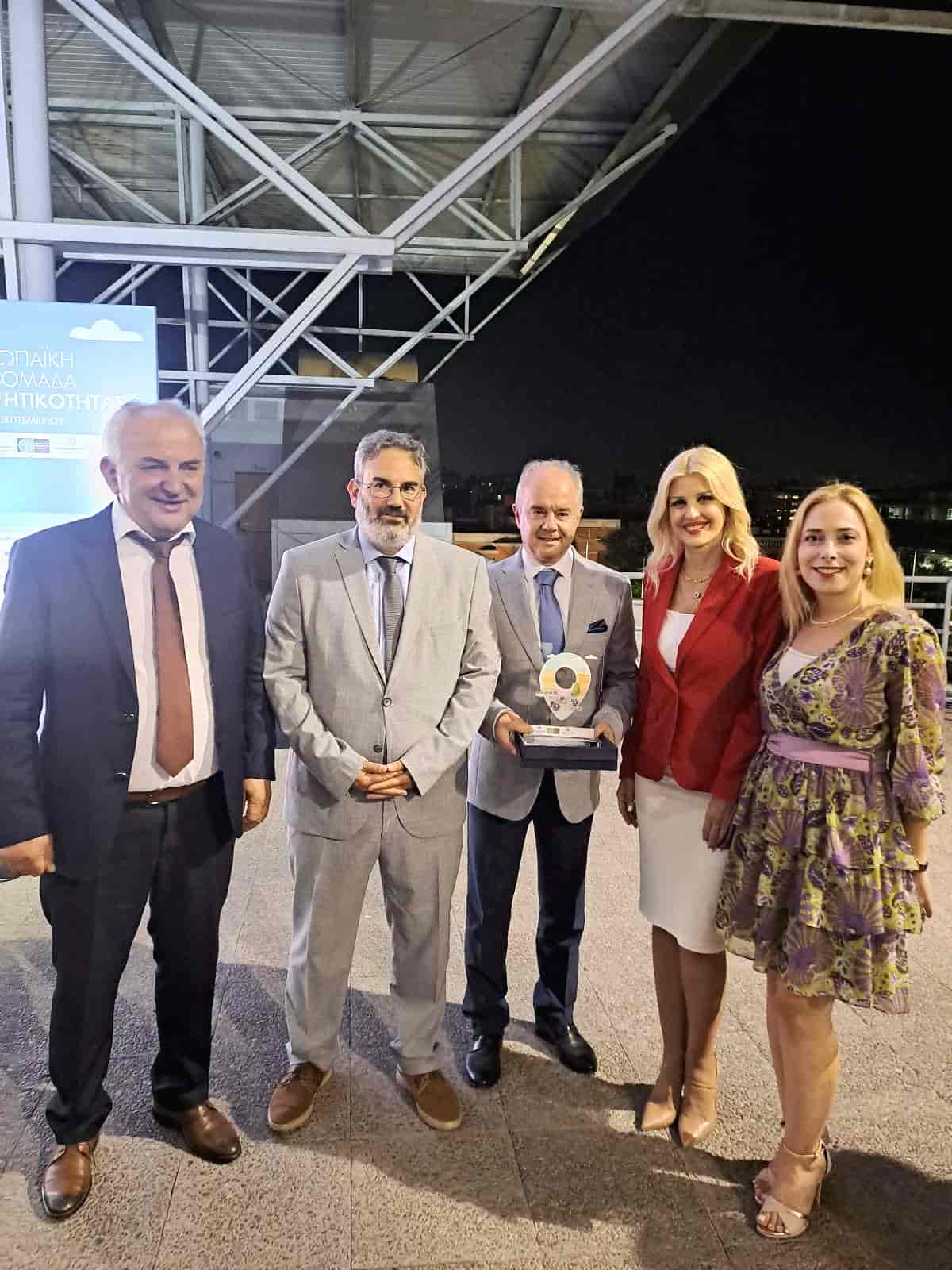 Τεμπών βραβεύτηκε για τις δράσεις της Ευρωπαϊκής Εβδομάδας Κινητικότητας 2023