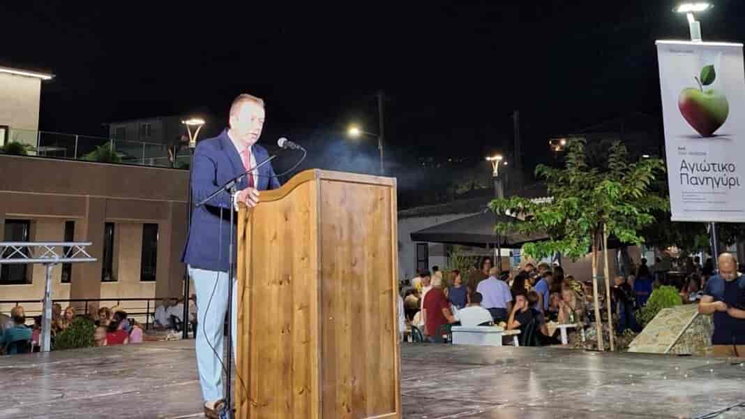 Κόκκαλης στην Γιορτή Μήλου Αγιάς: «Κάθε φέτος και χειρότερα για τους αγρότες»